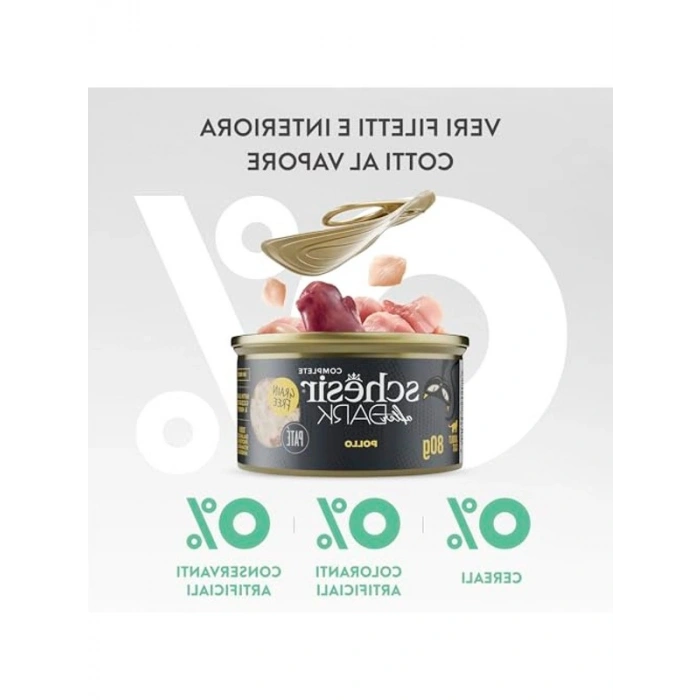 Tavuk, Bıldırcın ve Sığır Etli Kedi Konservesi, 12x80g Seti