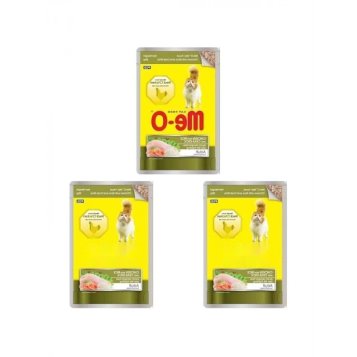 Tavuk, Pirinç ve Yengeçli Mama 80 gr (3 Paketi)