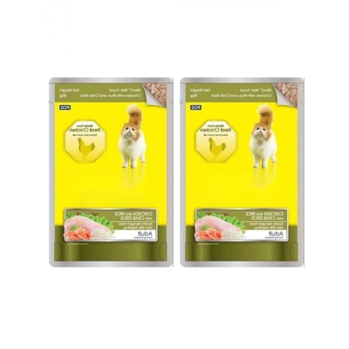 Tavuk ve Yengeçli Konserve, 80 Gr 2li Paket