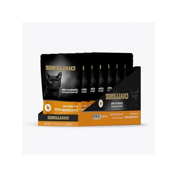 Tavuklu Ciğerli Yetişkin Kedi Yaş Maması, 85g x 24 Adet