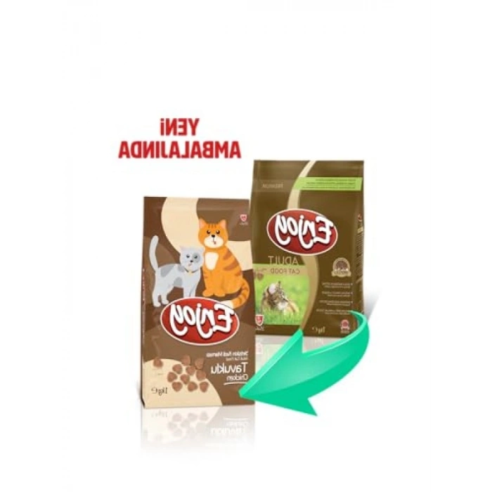 Tavuklu Kuru Kedi Maması - Omega 3 & 6 Katkılı 1 Kg