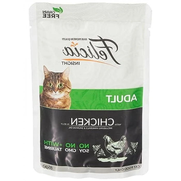 Tavuklu Tahılsız Kedi Maması, Yetişkin, 12 x 85 Gr