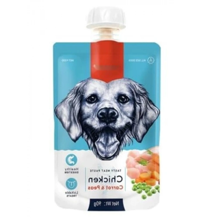 Tavuklu ve Havuçlu Köpek Et Ezmesi - 90 Gr