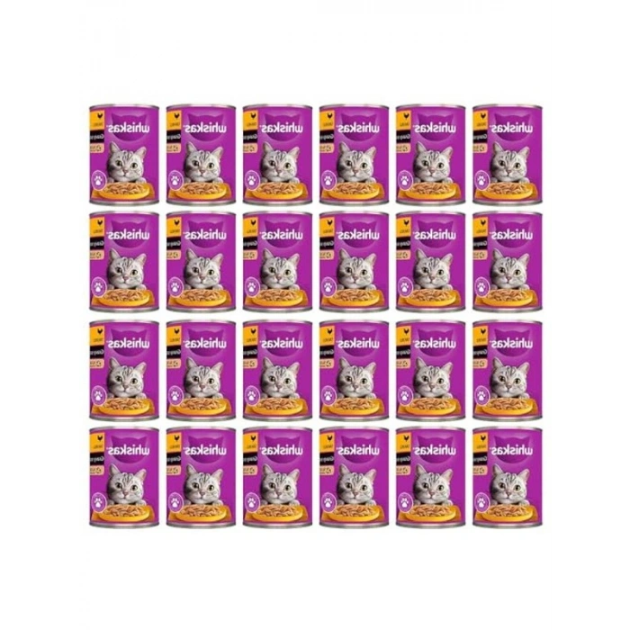 Tavuklu Yaş Mama 400 Gr x24, Kediler İçin Özel Besin