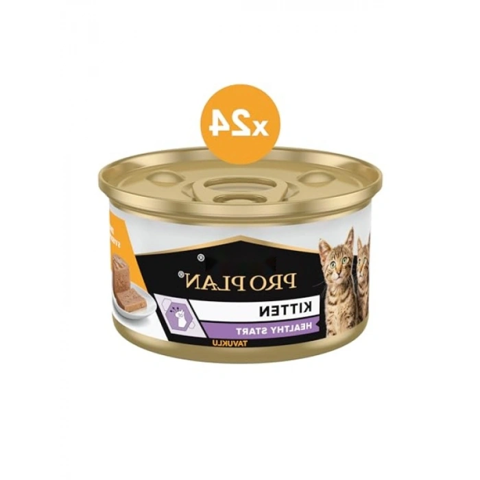 Tavuklu Yavru Kedi Konservesi - 85 gr, 24lü Paket