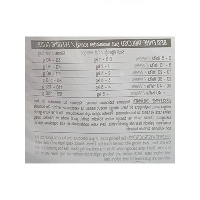 Tavuklu Yavru Kedi Maması, 1.5 kg Paket
