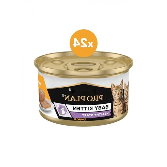 Tavuklu Yavru Kedi Maması, 85g x 24 Adet