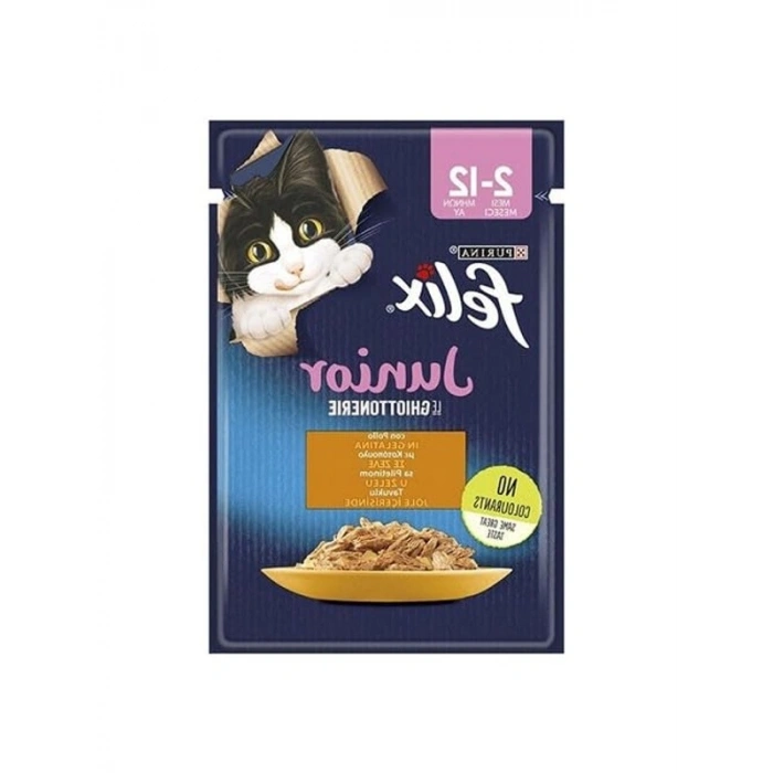Tavuklu Yavru Kedi Yaş Maması, 85 Gr x 26 Adet