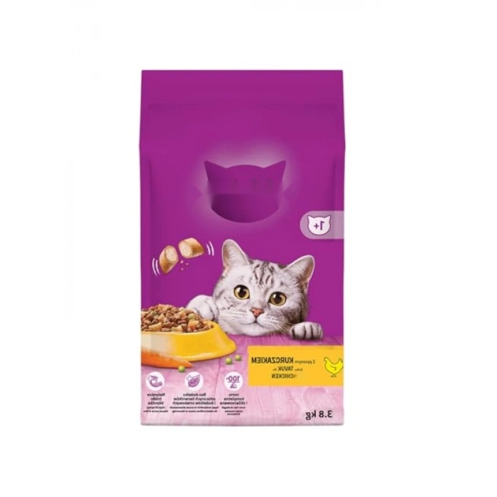 Tavuklu Yetişkin Kedi Maması, 3.8 Kg