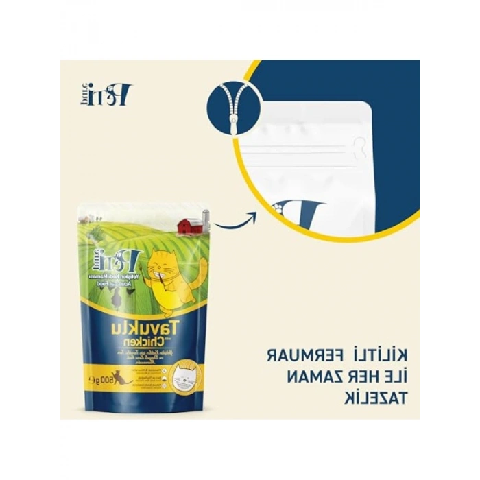 Tavuklu Yetişkin Kedi Maması 500 Gr