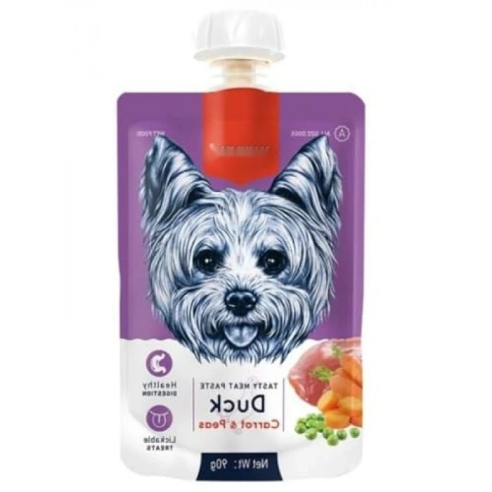 Taze Ördekli ve Havuçlu Köpek Et Ezmesi 90 Gr