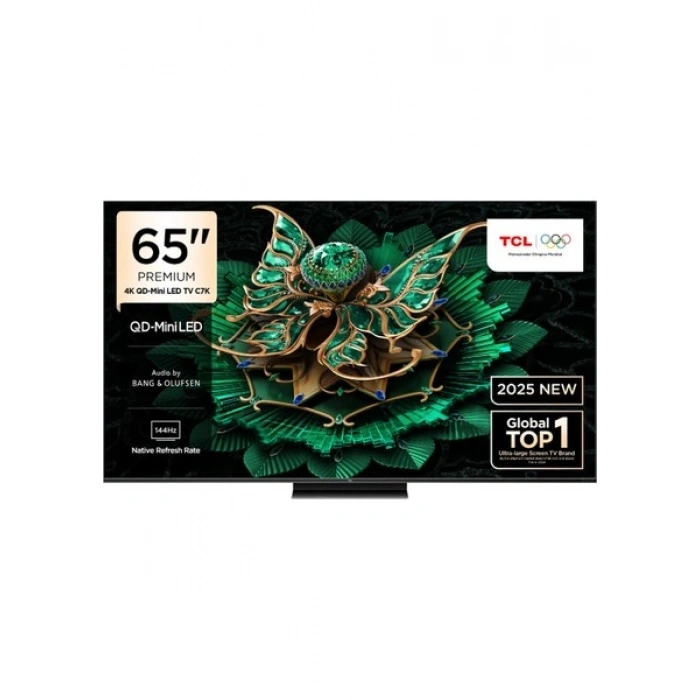 TCL 65C7K 65 165 Ekran Uydu Alıcılı 4K Ultra HD MiniLED Google TV
