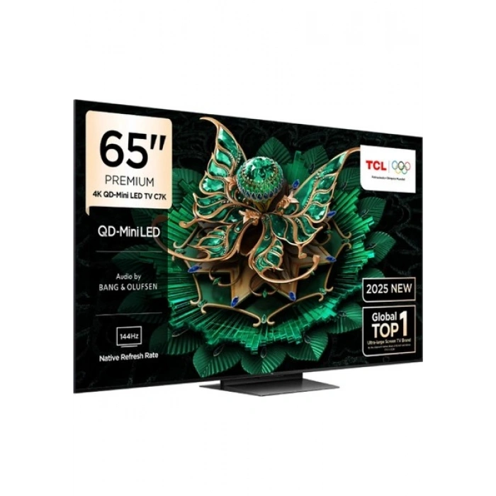 TCL 65C7K 65 165 Ekran Uydu Alıcılı 4K Ultra HD MiniLED Google TV