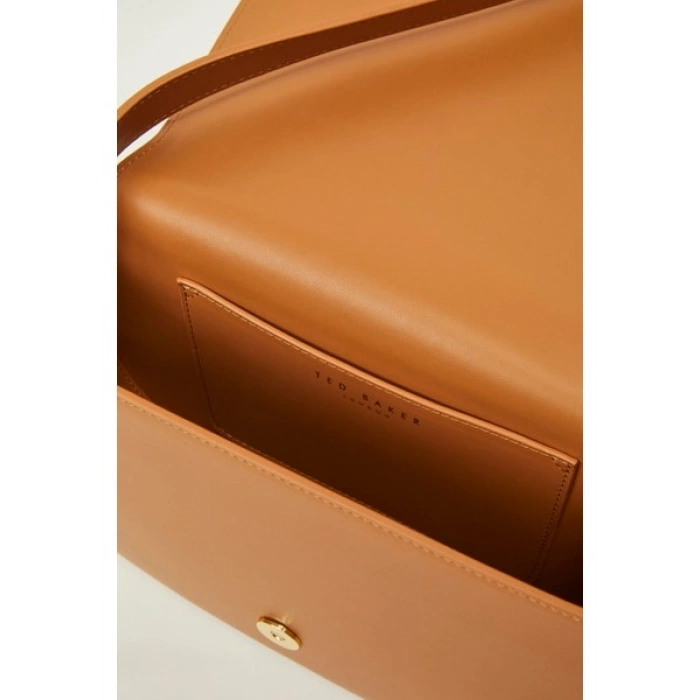 Ted Baker Düz Cilt Omuz Çantası