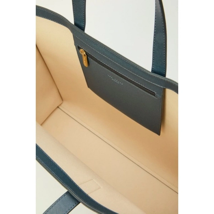 Ted Baker Lacivert Ikonik Floral Desenli Küçük Çanta TBSS25FIB044