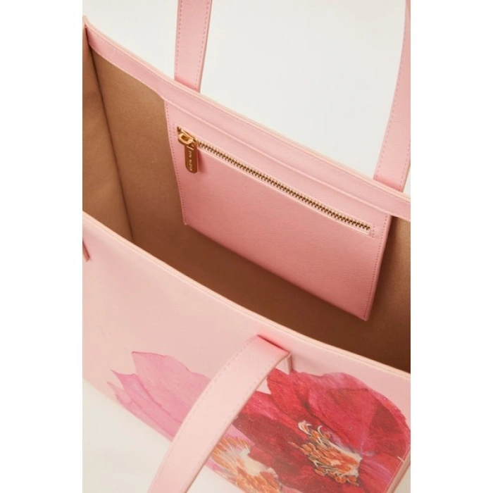 Ted Baker Pembe Ikonik Floral Desenli Küçük Çanta TBSS25FIB071