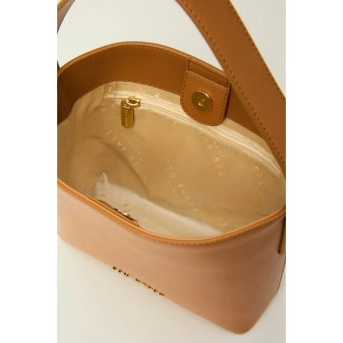 Ted Baker Taba Düz Cilt Mini El Çantası Tbss25fhb046
