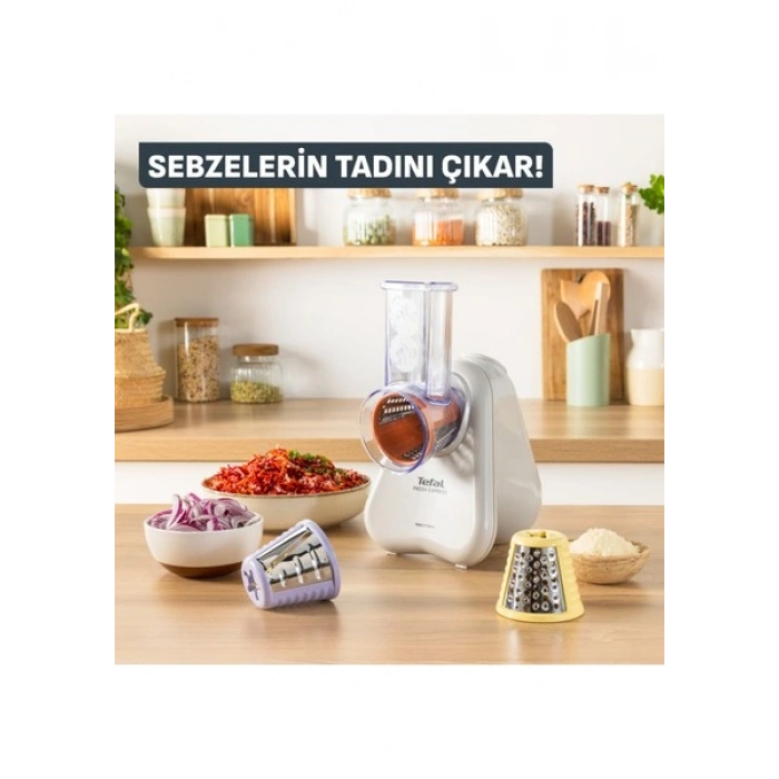 Tefal Fresh Express 150 Watt 3 Fonksiyonlu Doğrayıcı Rondo