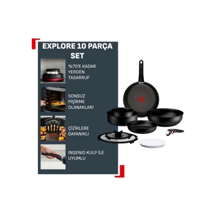 Tefal Ingenio Explore Fusion Core 9X Büyük Set