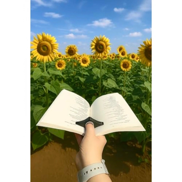 Tek El Kitap Okuma Aparatı, Kitap Ayracı Siyah Renk