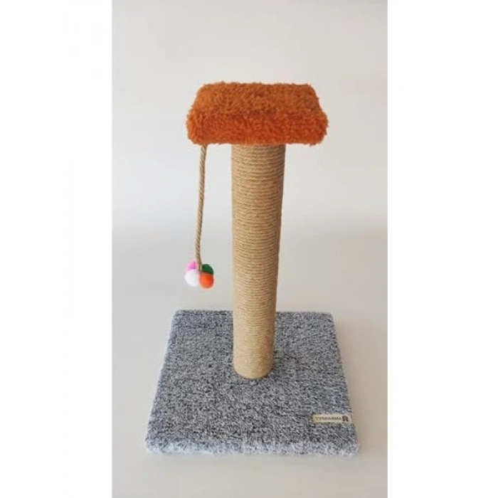 Tek Katlı Gri Kedi Tırmalama Tahtası