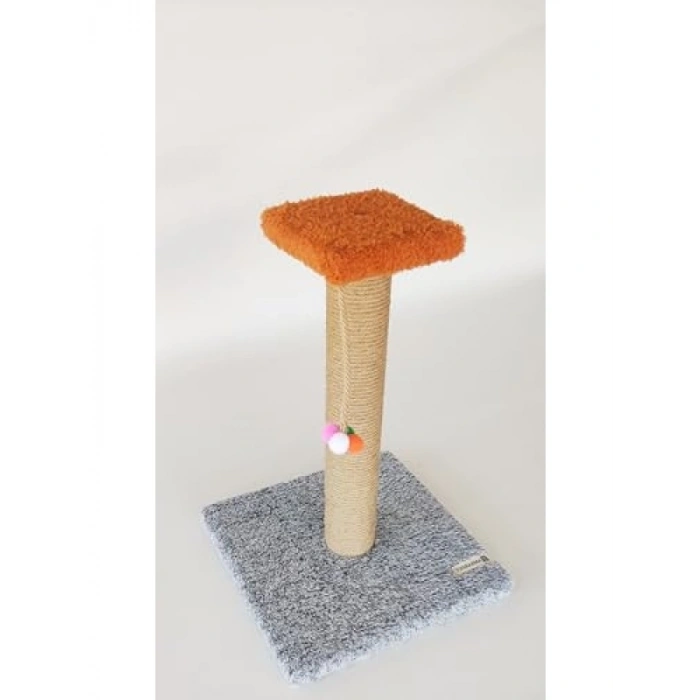 Tek Katlı Gri Kedi Tırmalama Tahtası