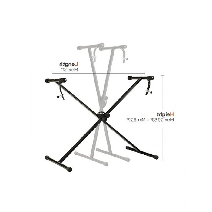 Tek Katmanlı Taşınabilir Klavye Standı, Kilitleme Kayışları