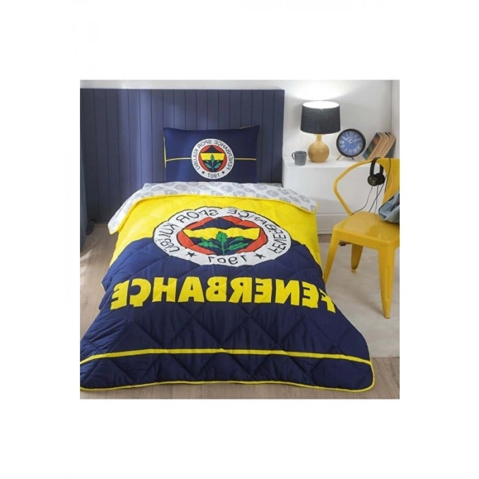 Tek Kişilik Desenli Pamuk Uyku Seti, Çok Renkli