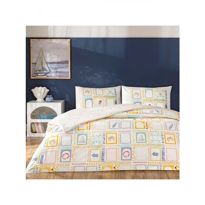 Tek Kişilik Ranforce Nevresim Takımı, Sarı Renk, Kaliteli