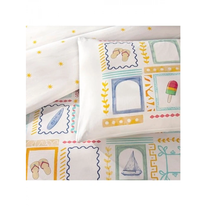 Tek Kişilik Ranforce Nevresim Takımı, Sarı Renk, Kaliteli