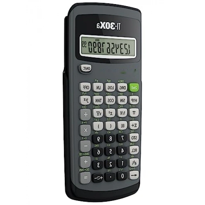 Tek Satırlı 10 Haneli Bilimsel Hesap Makinesi - Gri Siyah