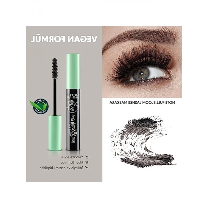 Tek Tek Ayırma ve Hacim Etkili Maskara - Doğal Kirpik Görünümü
