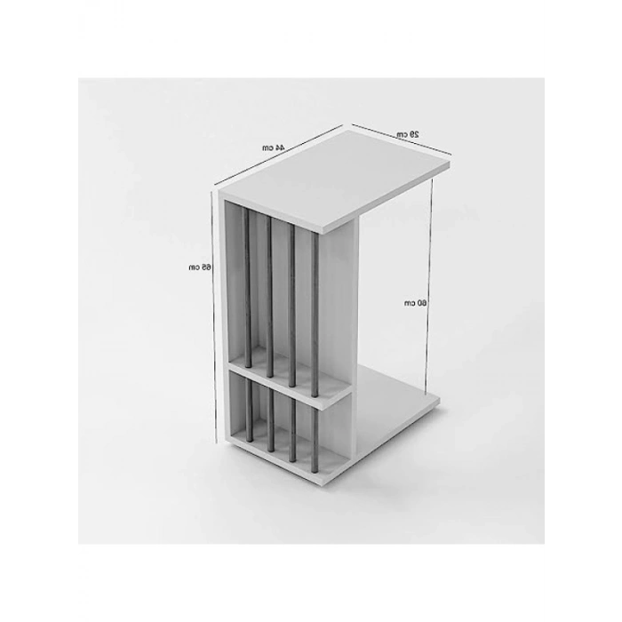 Tekerlekli Ergonomik Yan Sehpa