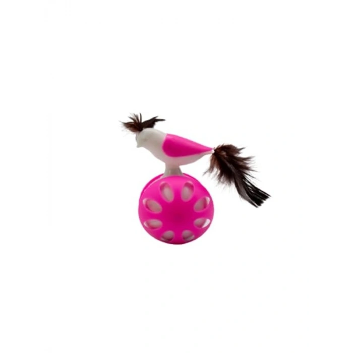 Tekerlekli Kedi Oyuncağı, 1 Adet Pembe Renk