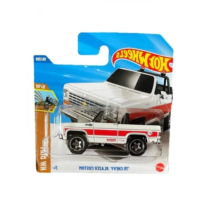 Tekli 75 Chevy Blazer Custom Arabası, Hot Wheels Koleksiyonu İçin