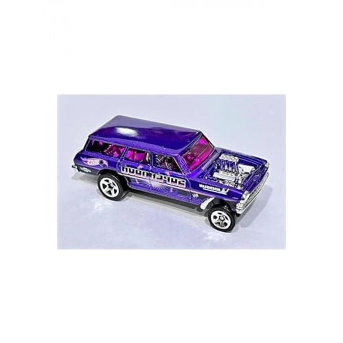 Tekli Arabalar Seti - 64 Nova Wagon Gasser Modeli