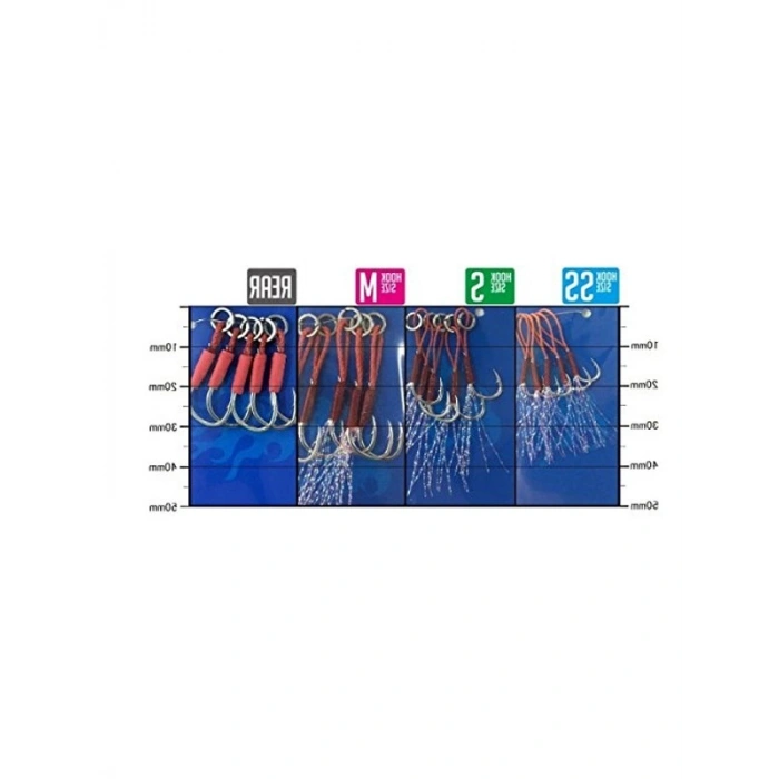 Tekli Arka Asist İğne, 5 Adet ile Avcılık için Kullanışlı