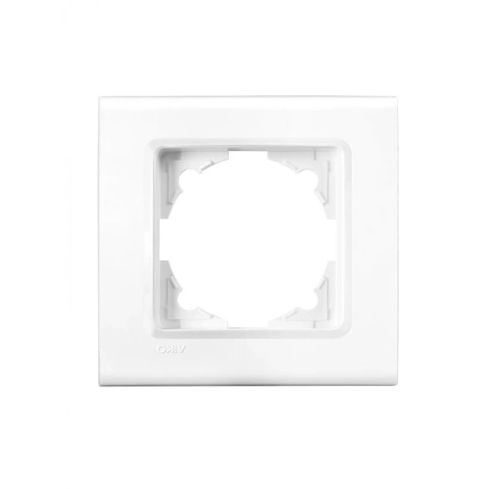 Tekli Çerçeve - Beyaz, Dayanıklı Malzeme