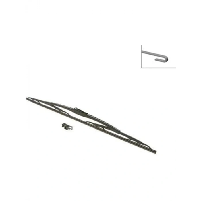 Tekli Eco Silecek - 35-70 cm Arası Seçenekli - Siyah