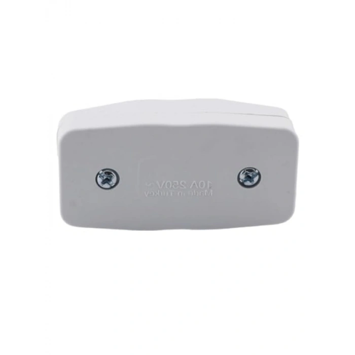 Tekli Elektrik Anahtarı, Beyaz Plastik