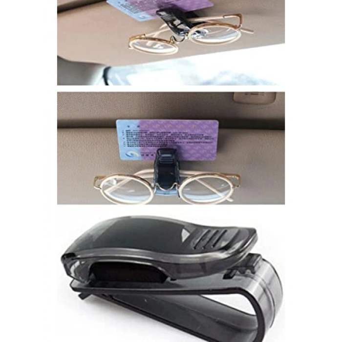 Tekli Gözlük Tutucu Klips - Araç İçi Kullanım