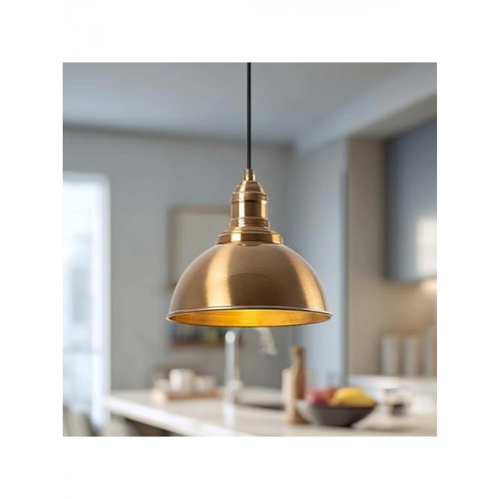 Tekli Siyah Sarkıt Aydınlatma, Metal Gövde