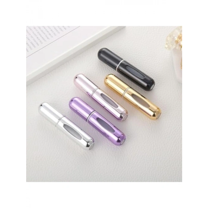 Tekrar Doldurulabilir Taşınabilir Parfüm Şişesi - Gümüş