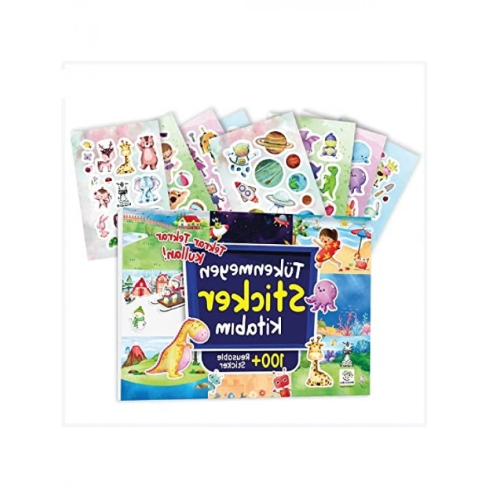 Tekrar Kullanılabilen Sticker Kitabı - 100+ Çıkartma