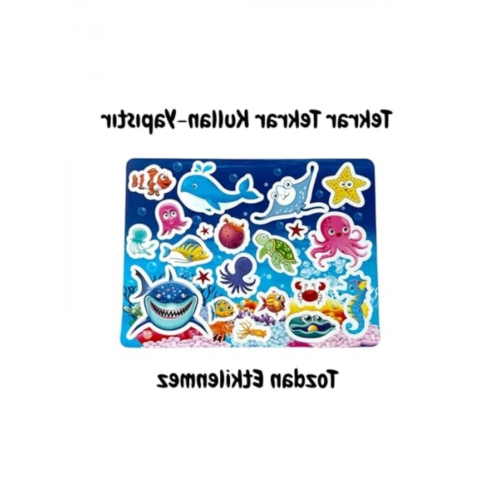 Tekrar Tekrar Kullanılabilen Sticker Seaworld