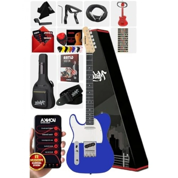 Tele Kasa Elektro Gitar - Maple Klavye, 2 Manyetik