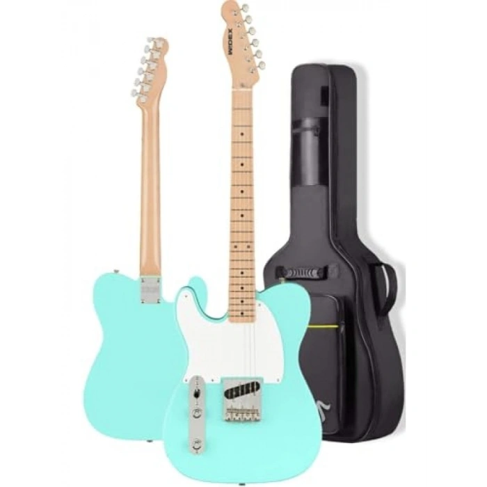 Tele Kasa Elektro Gitar Seti - Maple Klavye, 25W Amfi