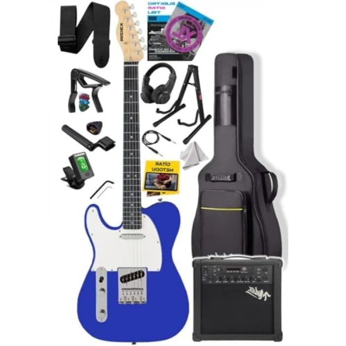Tele Kasa Elektro Gitar ve 25W Amfi Seti