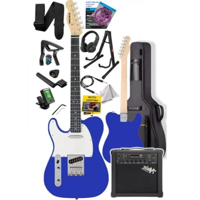 Tele Kasa Elektro Gitar ve 25W Amfi Seti