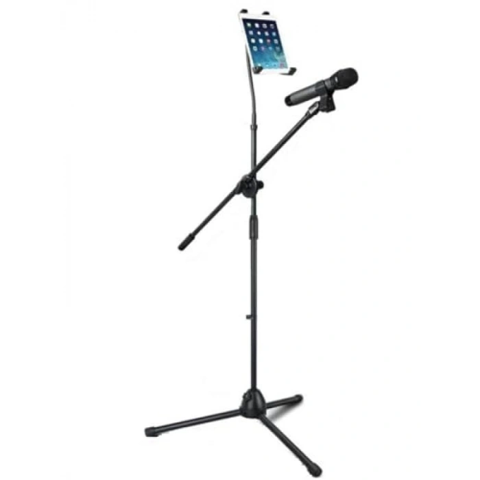 Telefon ve Tablet Tutuculu Mikrofon Standı